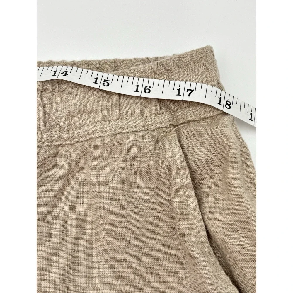 SWIMS 100% Linen Drawstring Shorts Men's XL Beige‎ Coastal Preppy Luxury